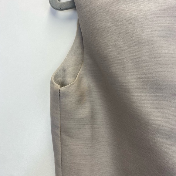 Vintage Richard Frontman 1960s Gray Button Up Collared Sleeveless Dress - Picture 12 of 16